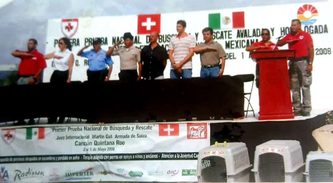 Opening ceremony of the First National Search and Rescue Trial in Cancún, 2008